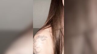 Dainty Wilder blows at the restroom